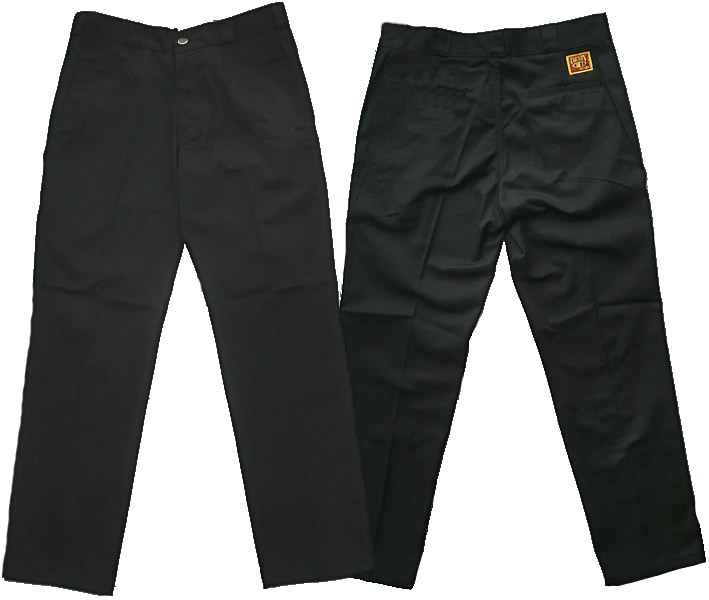 ワークパンツ ブラック WORK PANTS BLACK