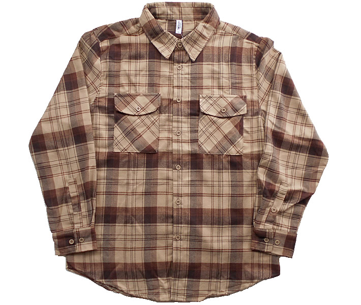 FULL PLAID CHECKERED FLANNEL シャツ