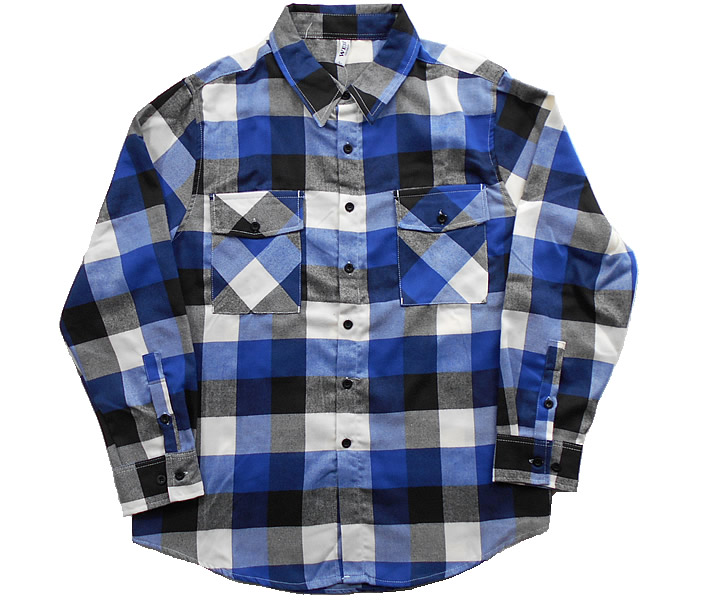 FULL PLAID CHECKERED FLANNEL シャツ