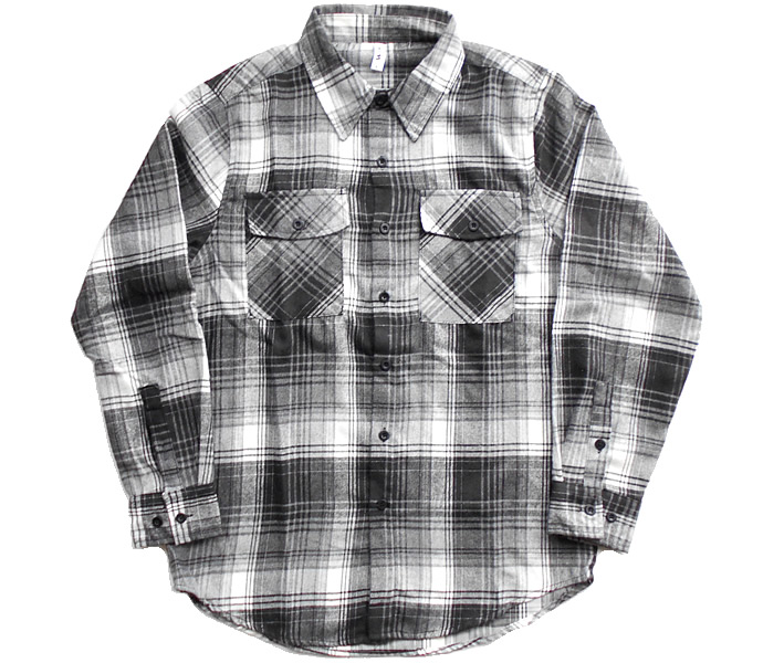 FULL PLAID CHECKERED FLANNEL シャツ