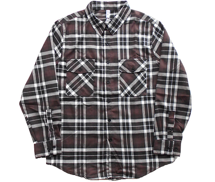 FULL PLAID CHECKERED FLANNEL シャツ