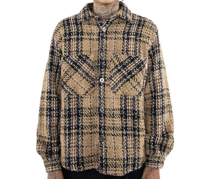 EPTM FLANNEL JACKET フランネル ジャケット カーキ