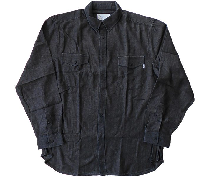 EPTM  DENIM SHIRT デニムシャツ ブラック ロサンゼルス・ストリート